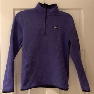 Patagonia Better Sweater 1/4 Zip - Purple, Small